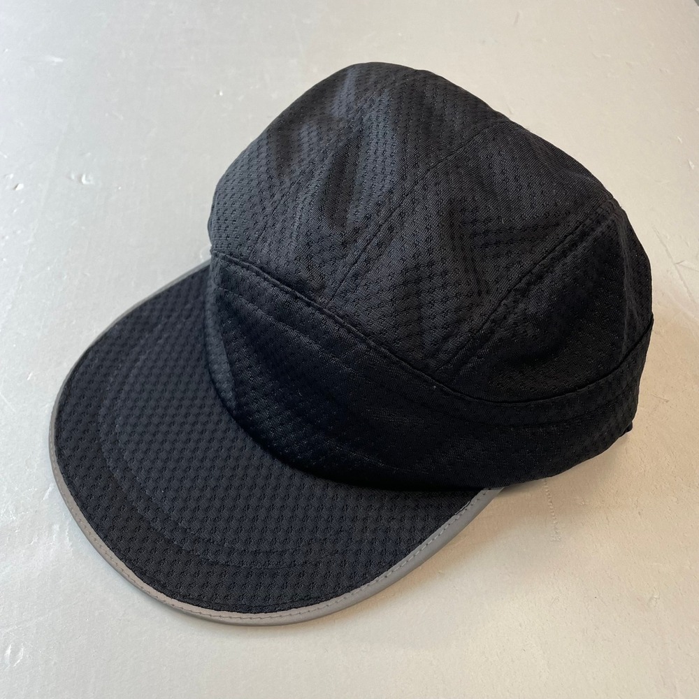 JJJJound Victory Cap 5 Panel Hat Mens OS Black Mesh Standard Issue Camper Cap